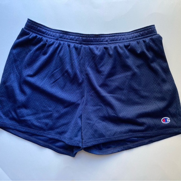 Navy Champion Althletic Shorts - Picture 1 of 4